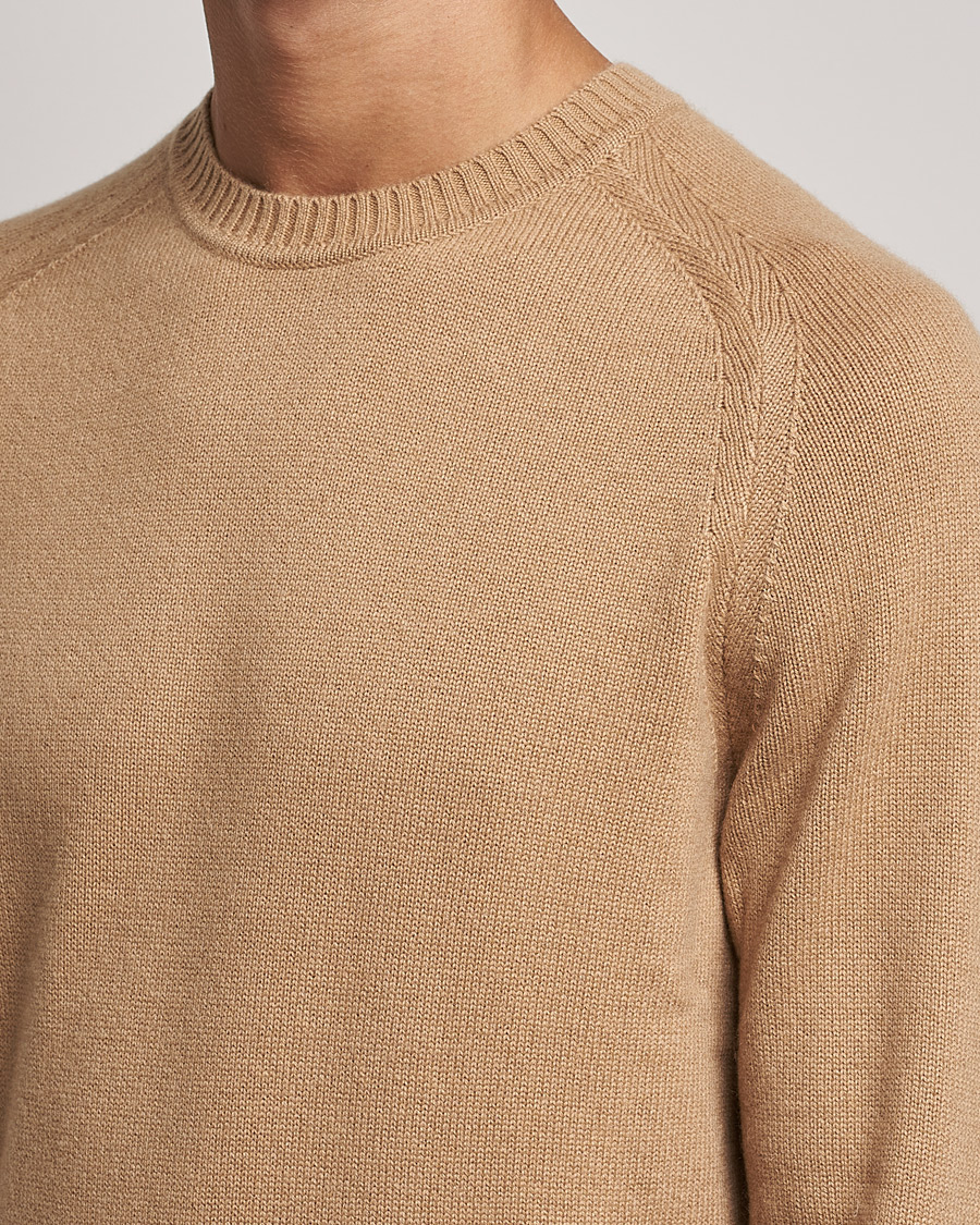 Hombres | Jerséis y prendas de punto | BOSS BLACK | Lolive Knitted Sweater Medium Beige