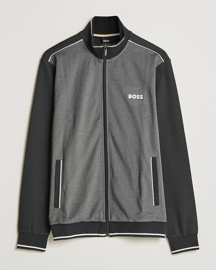 Hombres | Jerséis y prendas de punto | BOSS BLACK | Tracksuit Full Zip Jacket Black