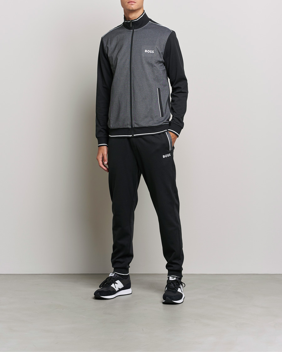 Hombres | Jerséis y prendas de punto | BOSS BLACK | Tracksuit Full Zip Jacket Black