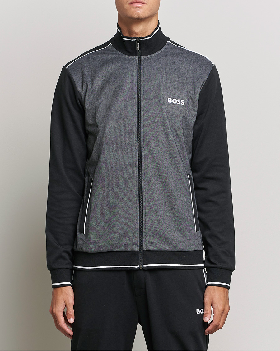 Hombres | Jerséis y prendas de punto | BOSS BLACK | Tracksuit Full Zip Jacket Black