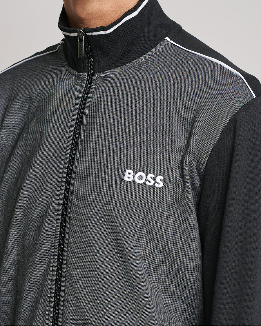 Hombres | Jerséis y prendas de punto | BOSS BLACK | Tracksuit Full Zip Jacket Black