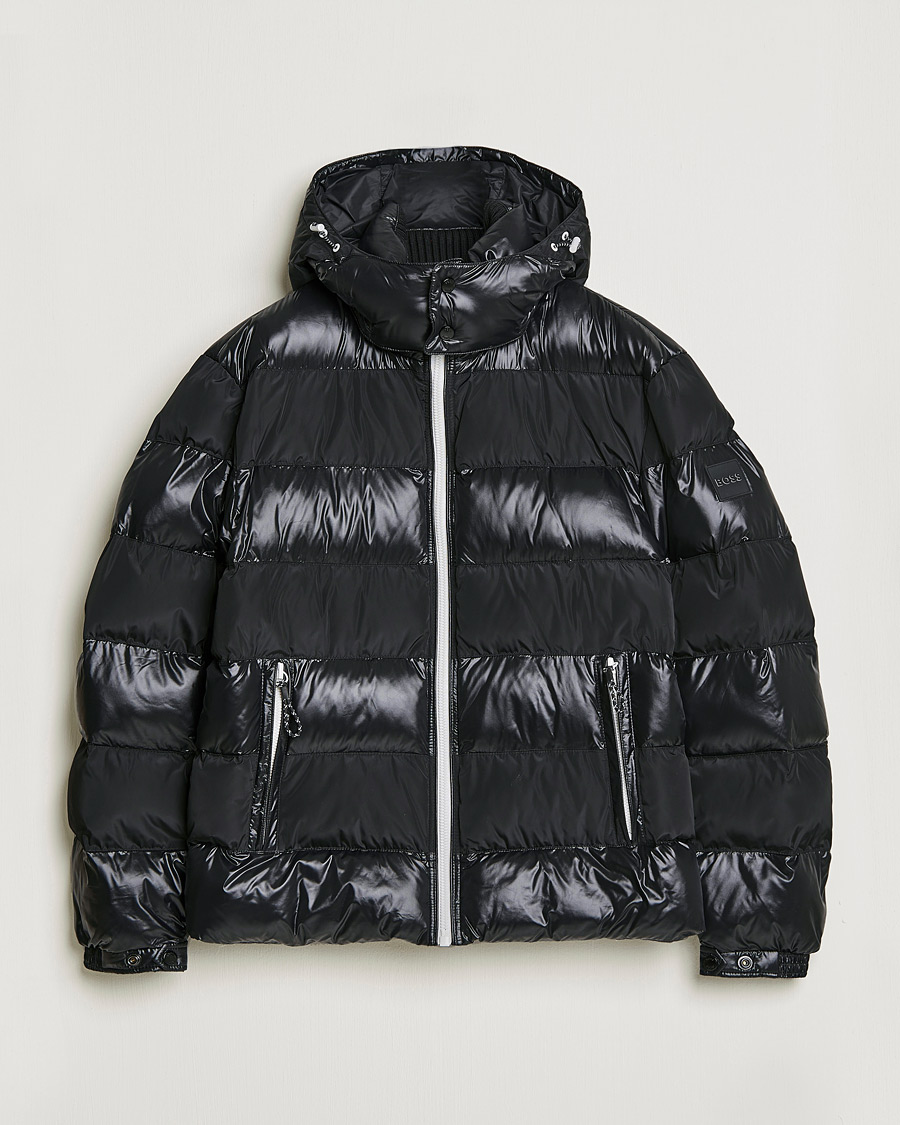 Hombres | Abrigos y chaquetas | BOSS BLACK | Cutlero Glossy Puffer Jacket Black