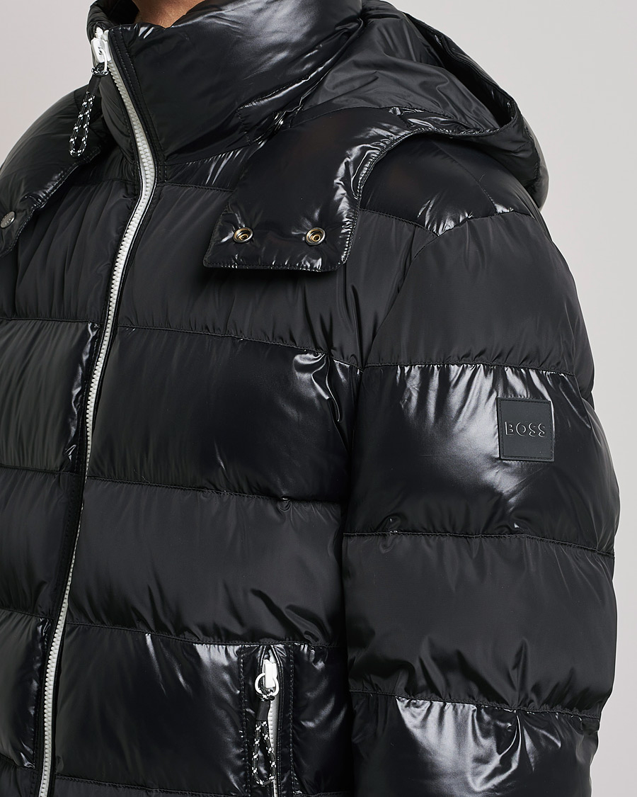 Hombres | Abrigos y chaquetas | BOSS BLACK | Cutlero Glossy Puffer Jacket Black