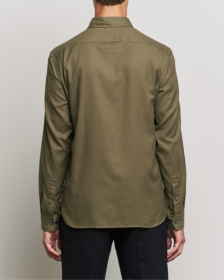 Hombres | Camisas | BOSS BLACK | Liam Flannel Shirt Open Green