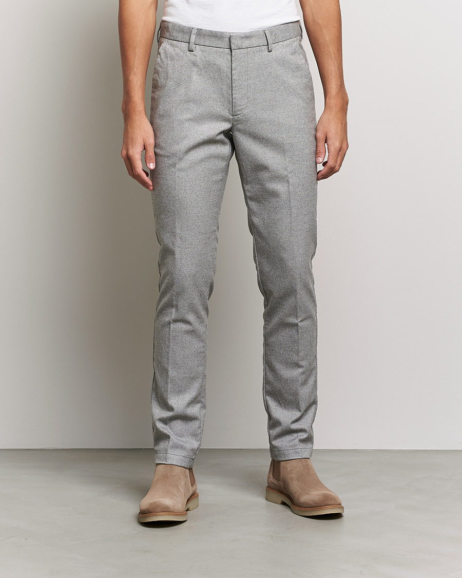 Hombres | Pantalones | BOSS BLACK | BOSS Kaito1 Chinos Silver