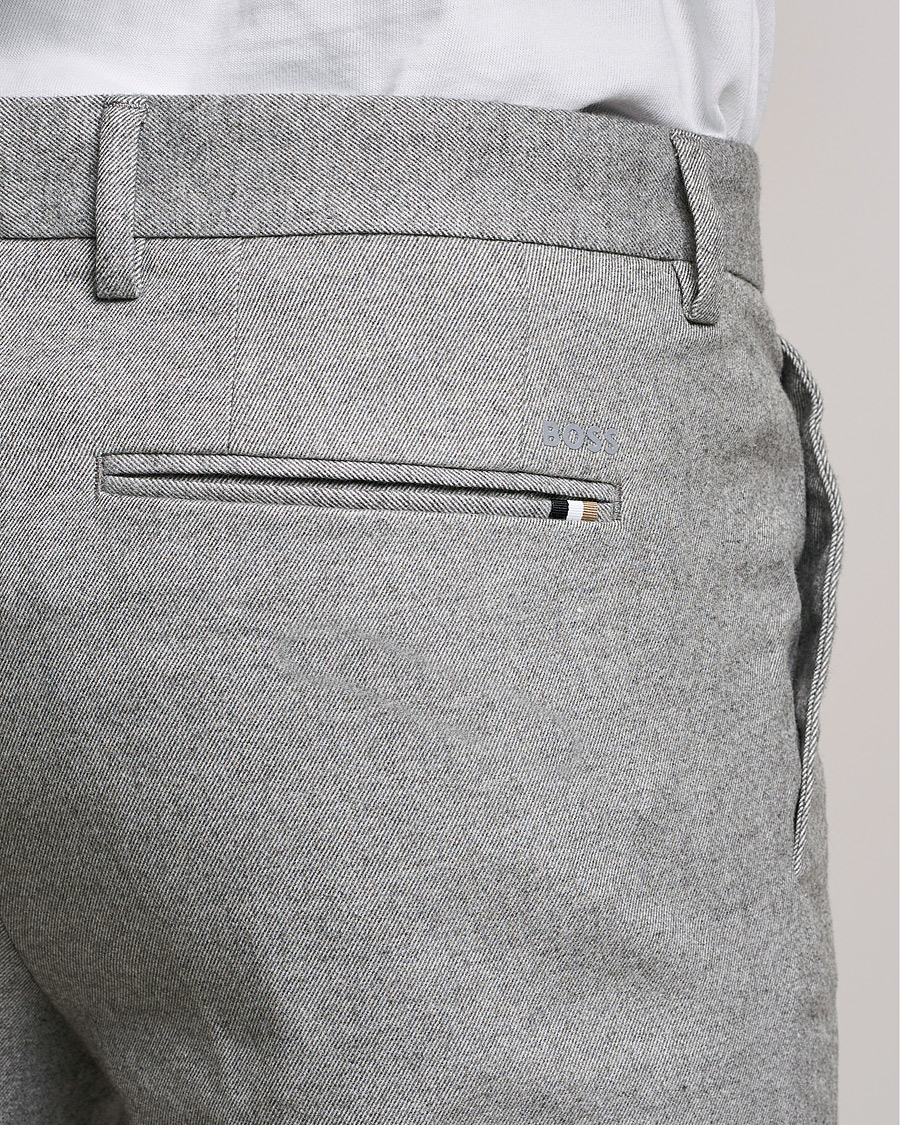 Hombres | Pantalones | BOSS BLACK | BOSS Kaito1 Chinos Silver