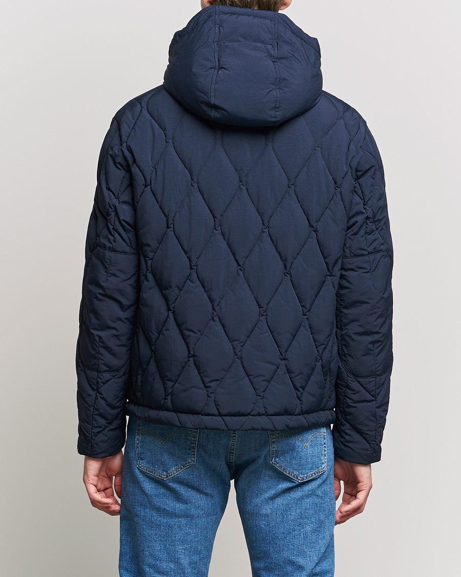 Hombres | Abrigos y chaquetas | BOSS ORANGE | Onlet Quilted Down Jacket Dark Blue