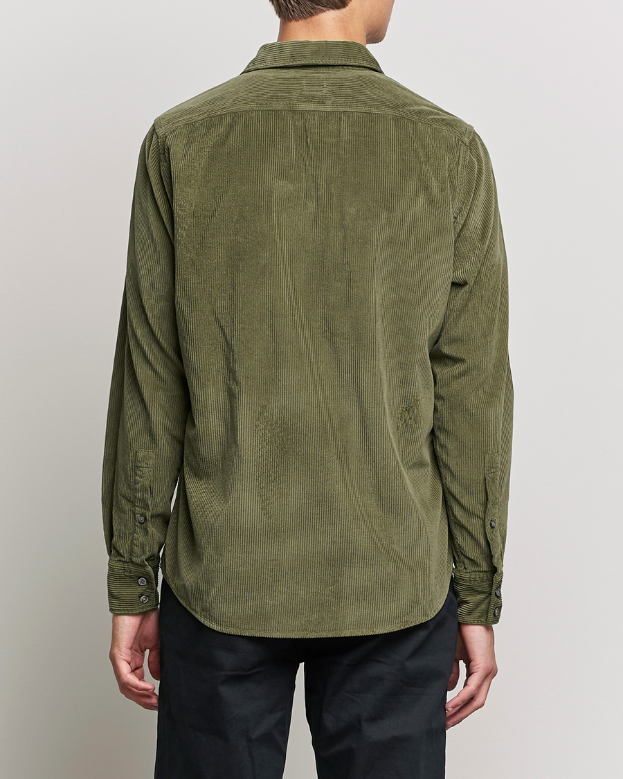 Hombres | Camisas | BOSS ORANGE | Relegant Corduroy Shirt Dark Green