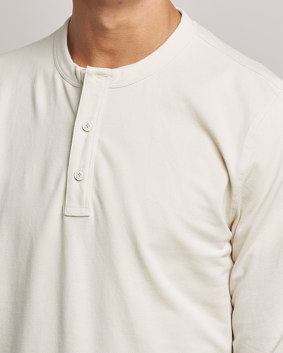Hombres | Jerséis y prendas de punto | BOSS ORANGE | Teetwill Henley Open White