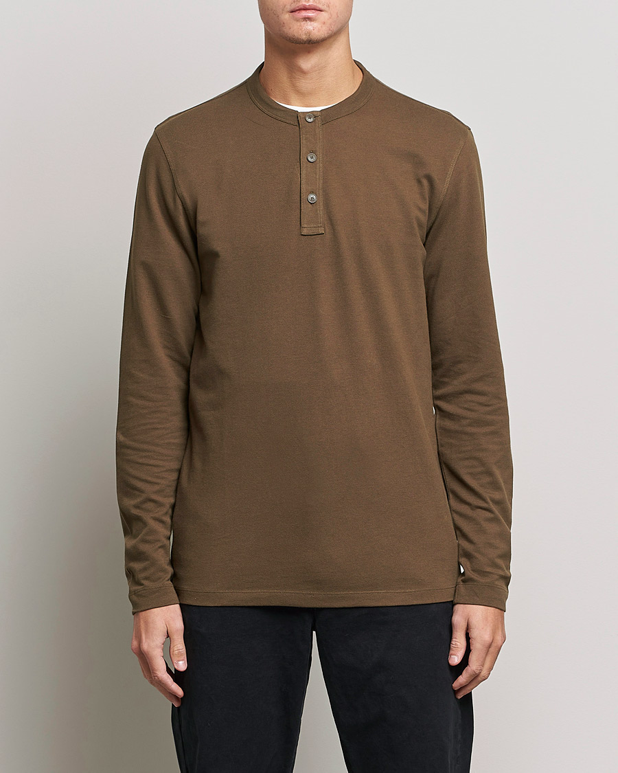 Hombres | Jerséis y prendas de punto | BOSS ORANGE | Teetwill Henley Dark Green