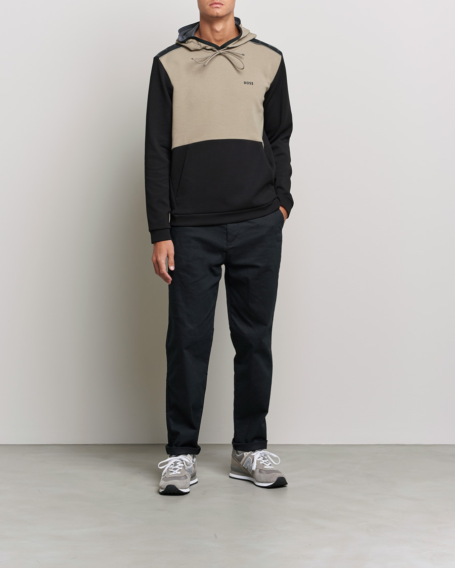 Hombres | Jerséis y prendas de punto | BOSS GREEN | Soody Hoodie Black