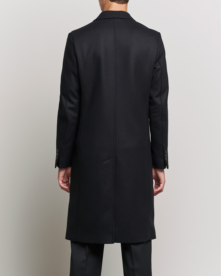 Hombres | Abrigos y chaquetas | HUGO | Miroy Wool Double Breasted Coat Black