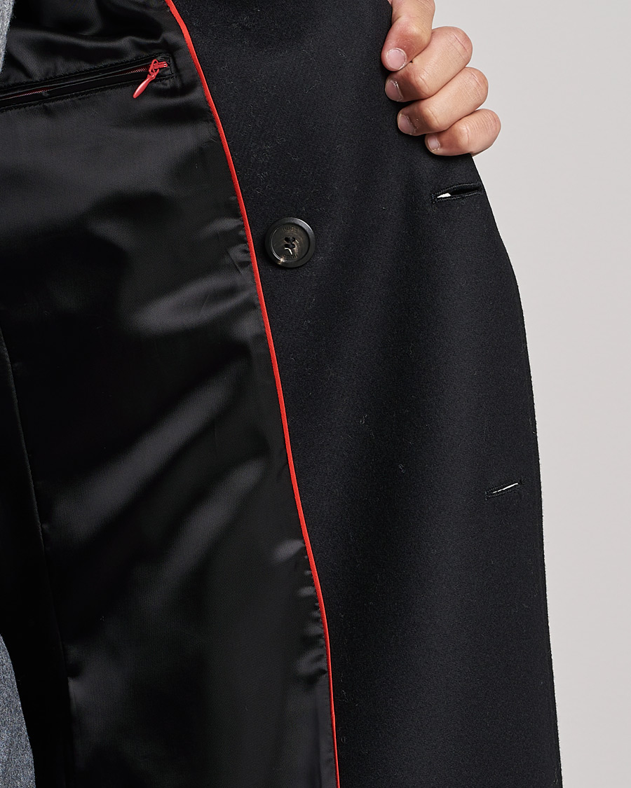 Hombres | Abrigos y chaquetas | HUGO | Miroy Wool Double Breasted Coat Black