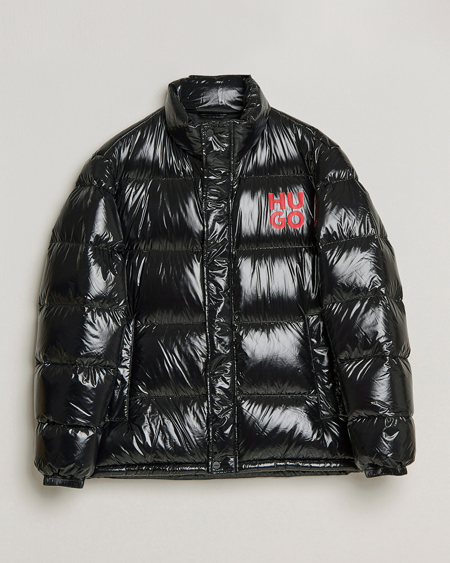 Hombres | Abrigos y chaquetas | HUGO | Biron Glossy Down Jacket Black