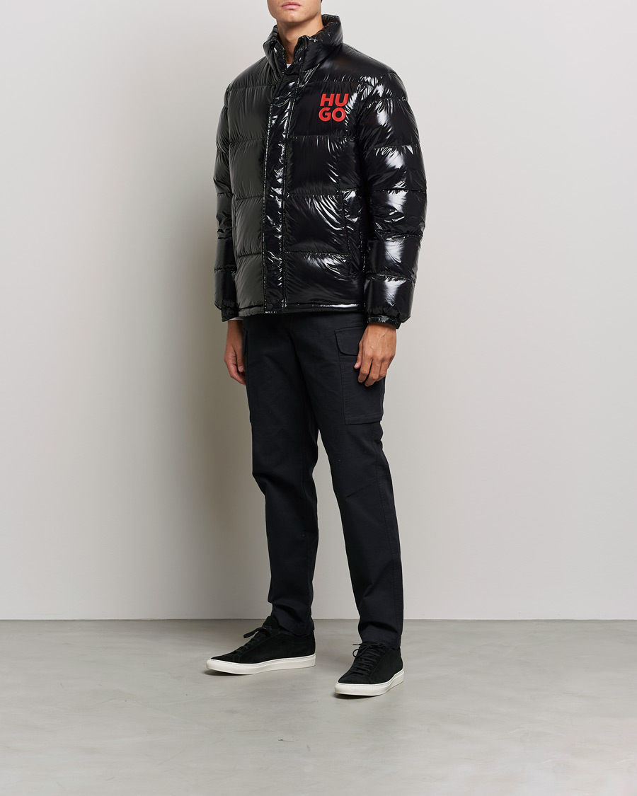 Hombres | Abrigos y chaquetas | HUGO | Biron Glossy Down Jacket Black