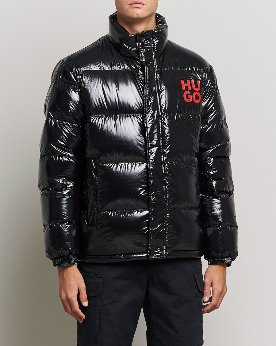 Hombres | Abrigos y chaquetas | HUGO | Biron Glossy Down Jacket Black