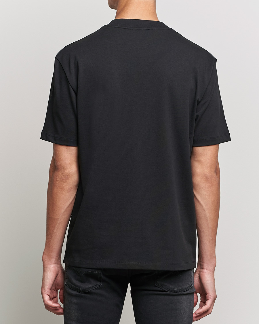Hombres | Camisetas | HUGO | Dosmos Logo Crew Neck T-Shirt Black
