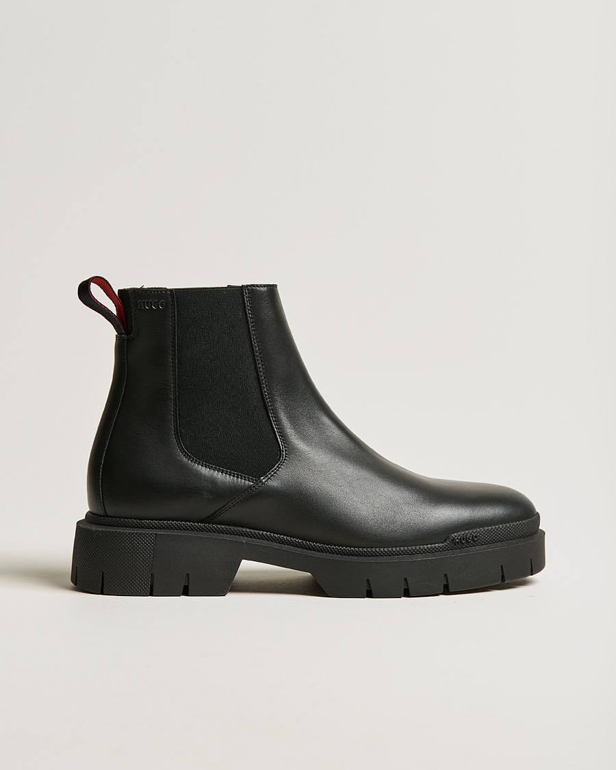 Hombres | HUGO Denzel Chunky Chelsea Boots Black | HUGO | Denzel Chunky Chelsea Boots Black