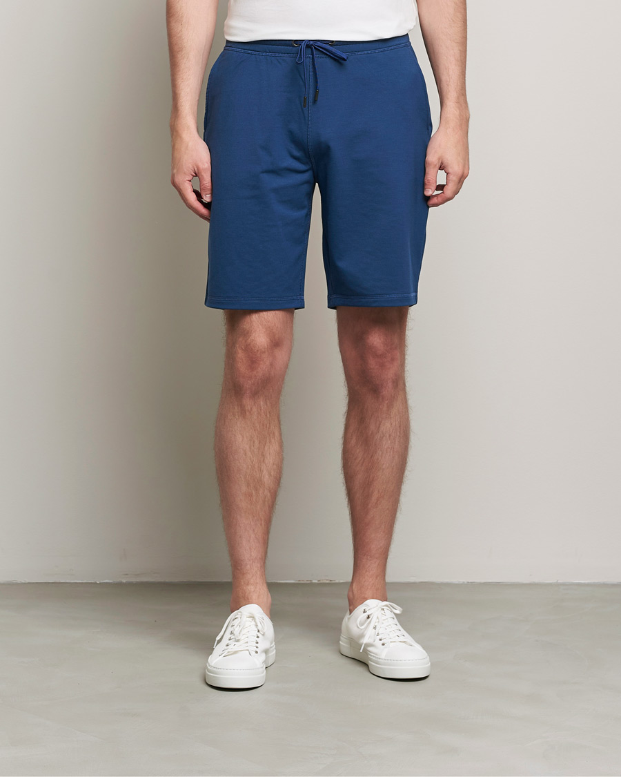 Hombres | Pantalones cortos funcionales | Sunspel | Active Shorts Navy