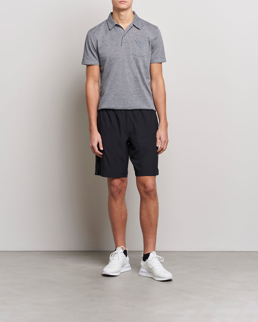 Hombres | Pantalones cortos | Sunspel | Active Running Shorts Black
