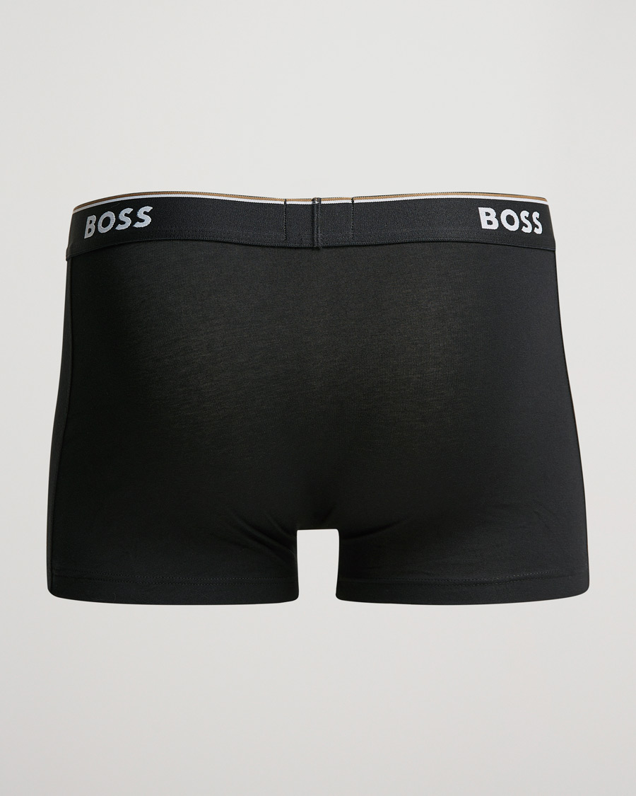 Hombres | Ropa interior | BOSS BLACK | 3-Pack Trunk Boxer Shorts Black