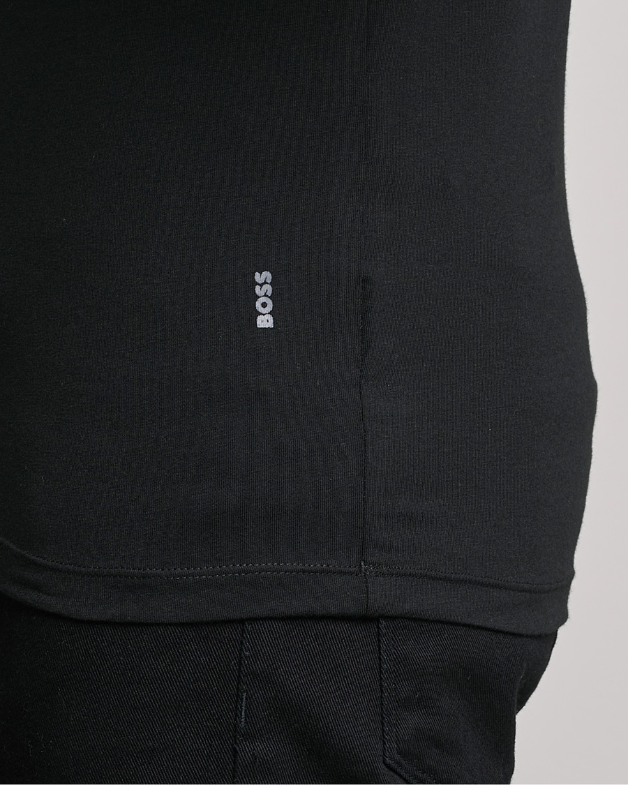 Hombres | Camisetas | BOSS BLACK | 2-Pack V-Neck Slim Fit T-Shirt Black