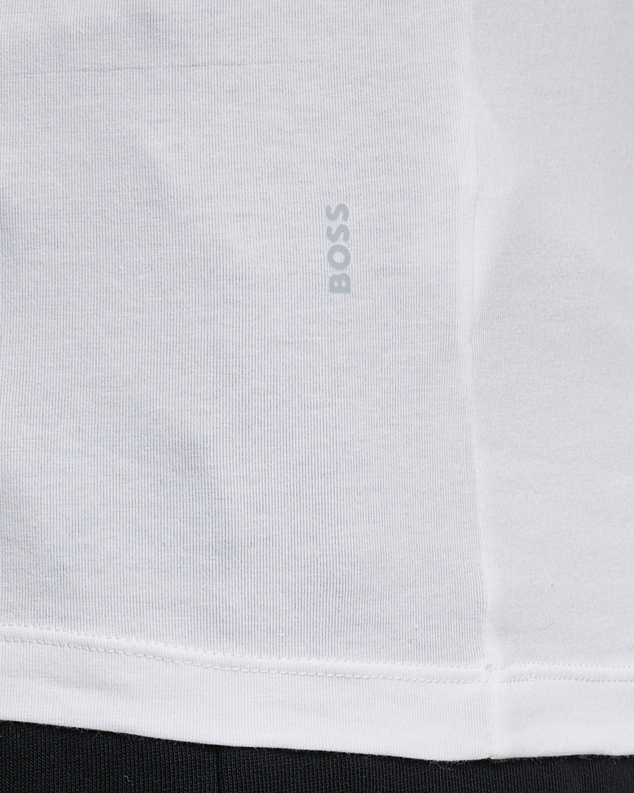 Hombres | Camisetas | BOSS BLACK | 2-Pack V-Neck Slim Fit T-Shirt White