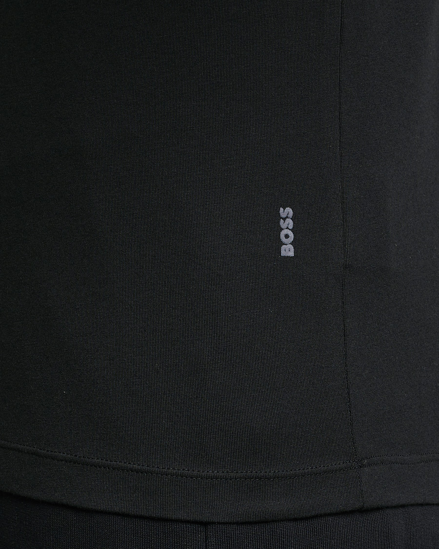 Hombres | Camisetas | BOSS BLACK | 2-Pack Crew Neck Slim Fit T-Shirt Black