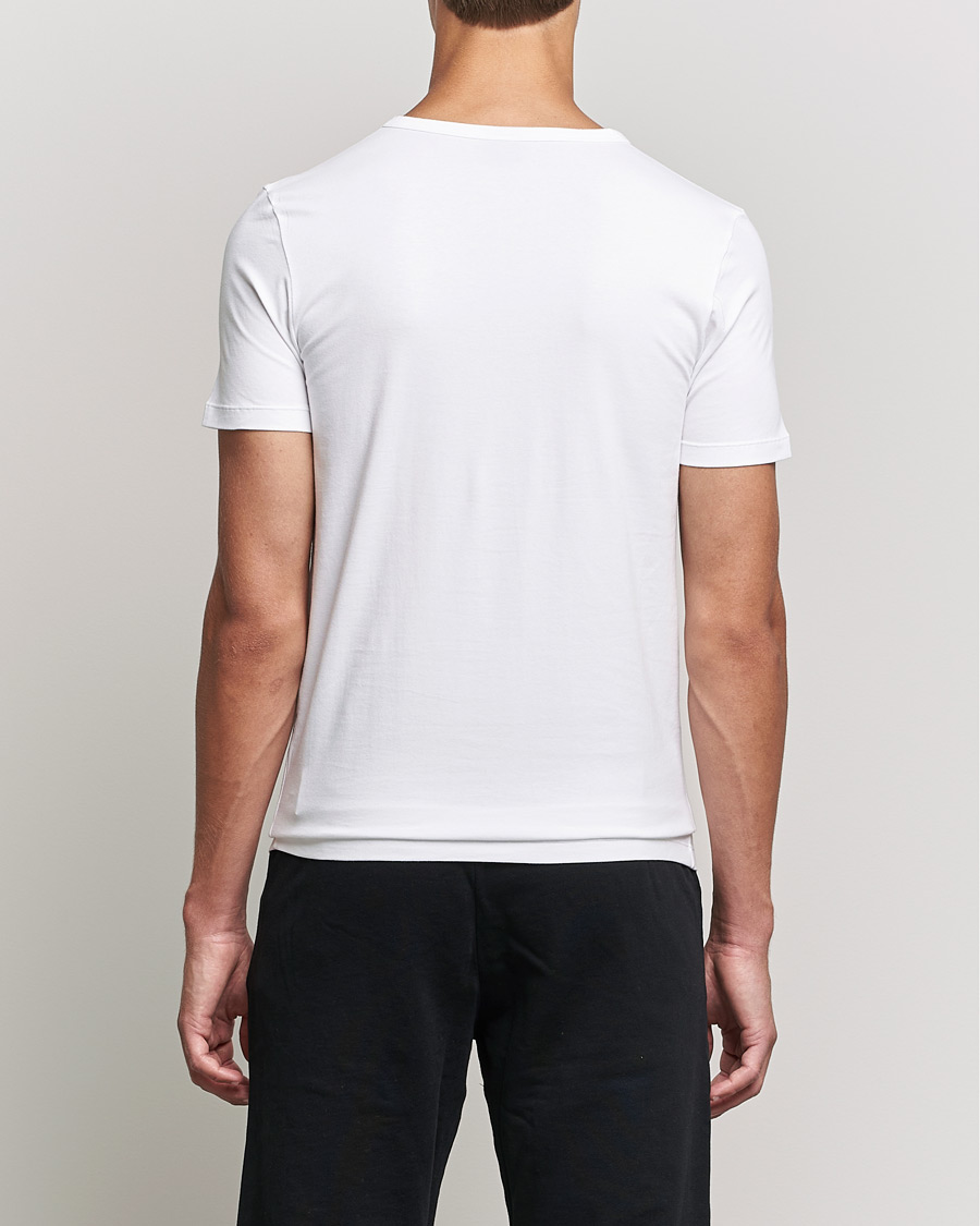 Hombres | Camisetas | BOSS BLACK | 2-Pack Crew Neck Slim Fit T-Shirt White