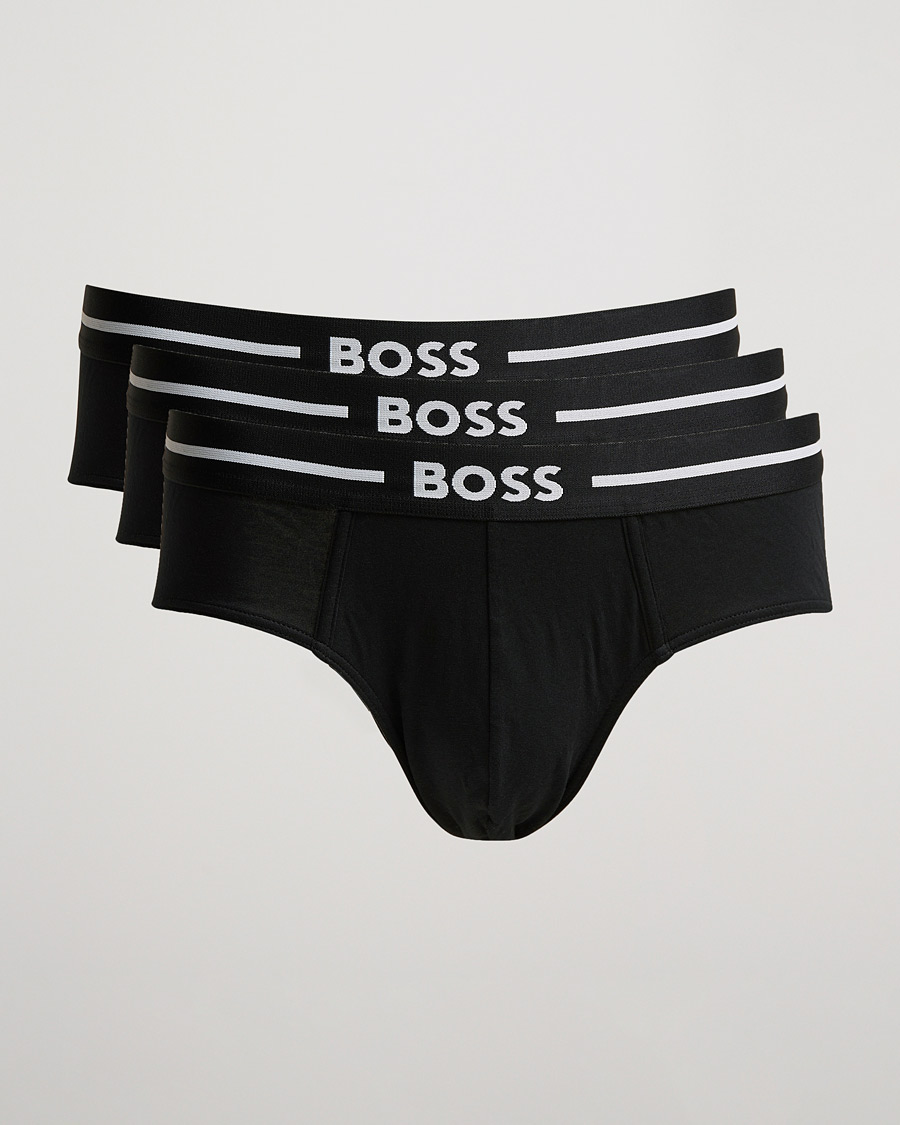 Hombres | Ropa interior y calcetines | BOSS BLACK | 3-Pack Boxer Briefs Black