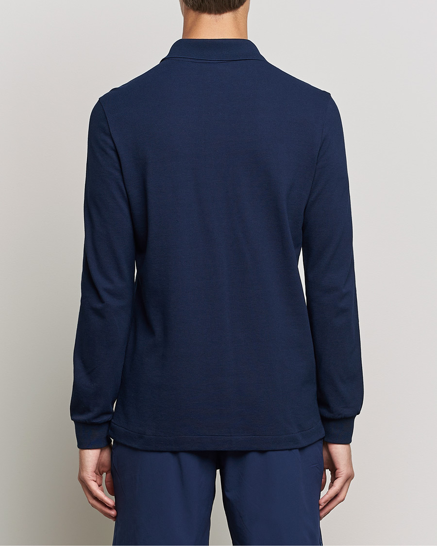 Hombres | Jerséis y prendas de punto | Lacoste Sport | Performance Long Sleeve Polo Navy Blue