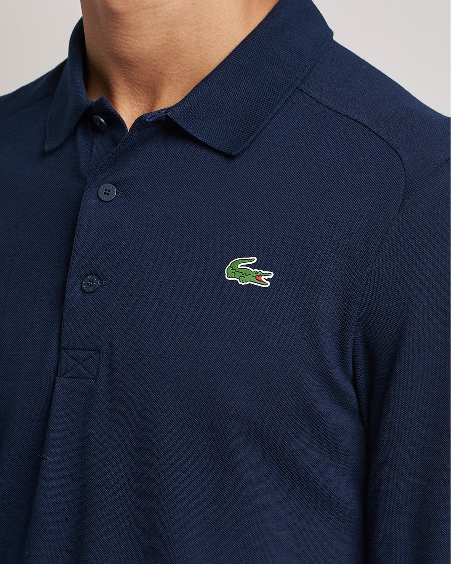 Hombres | Jerséis y prendas de punto | Lacoste Sport | Performance Long Sleeve Polo Navy Blue