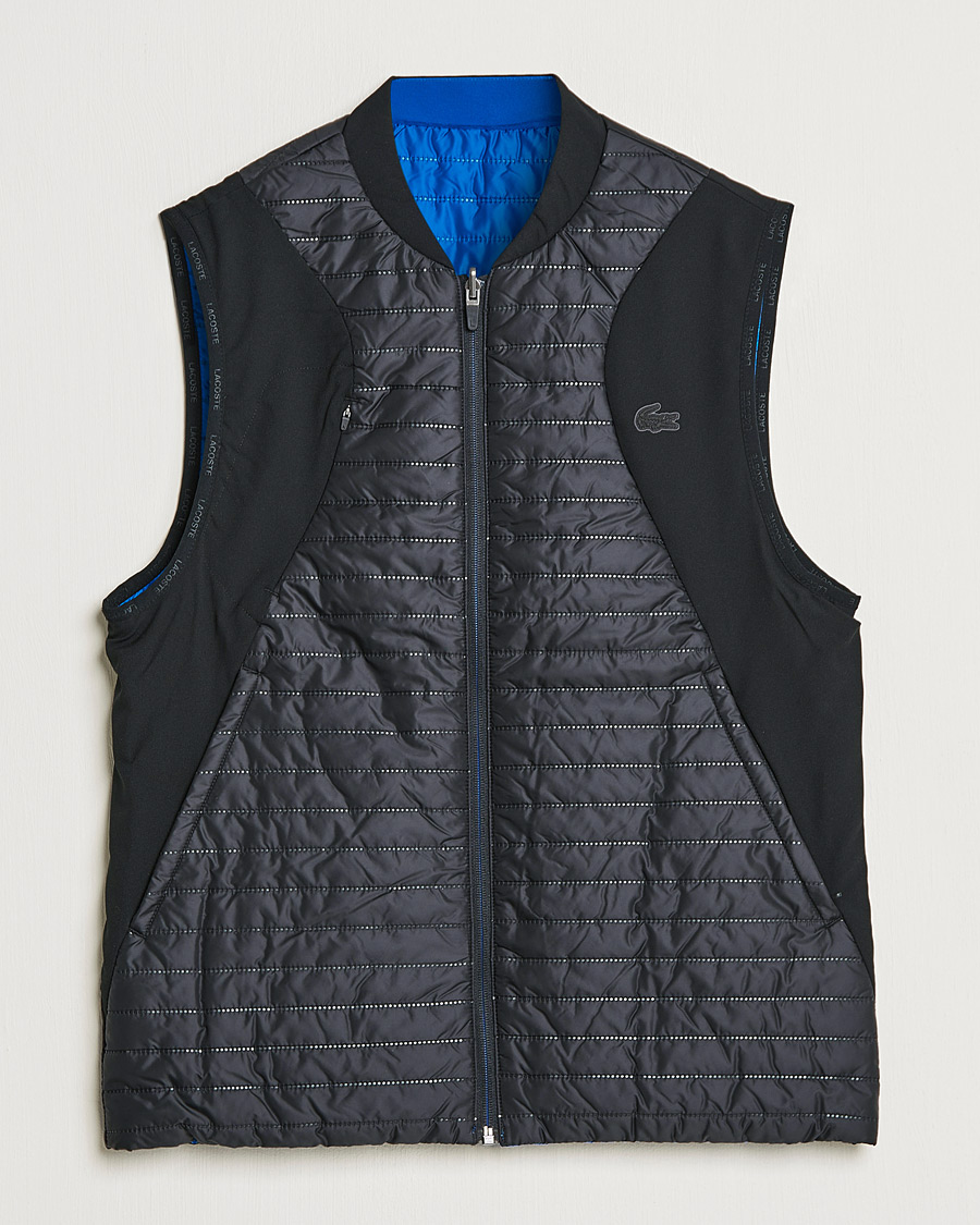 Hombres | Abrigos y chaquetas | Lacoste Sport | Reversible Performance Vest Black/Blue