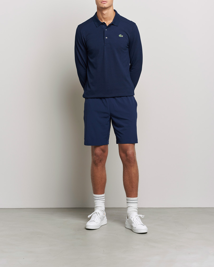 Hombres | Pantalones cortos | Lacoste Sport | Performance Shorts Navy/White