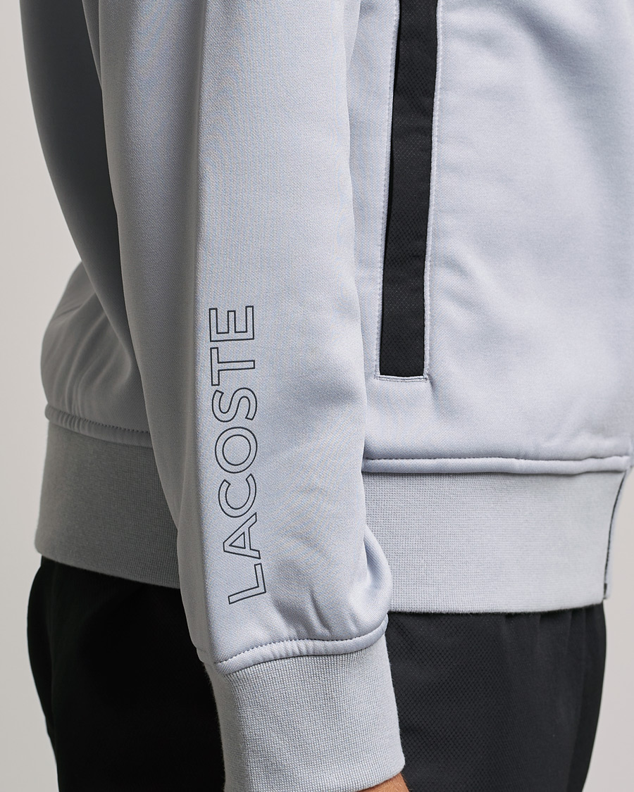 Hombres | Jerséis y prendas de punto | Lacoste Sport | Performance Full Zip Hoodie Black/Grey