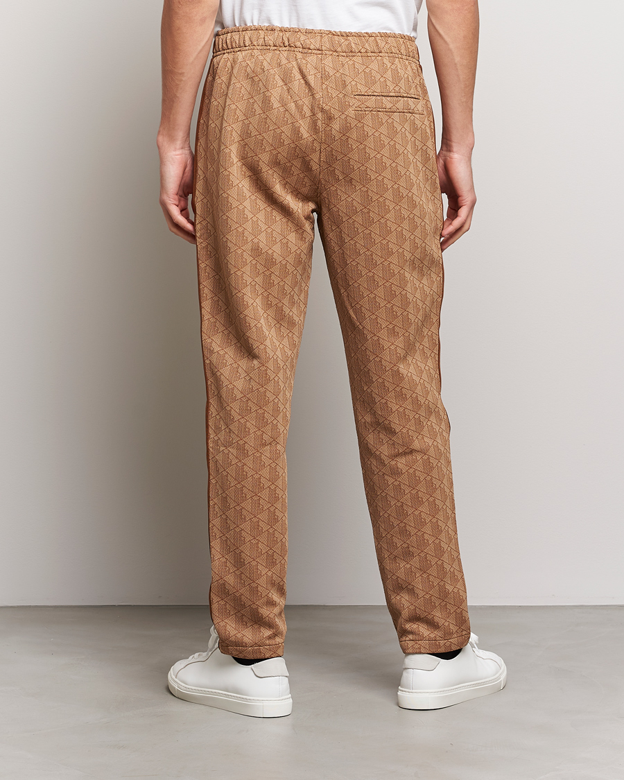 Hombres | Pantalones | Lacoste | Monogram Cotton Jacuard Tapered Trackpants Viennese
