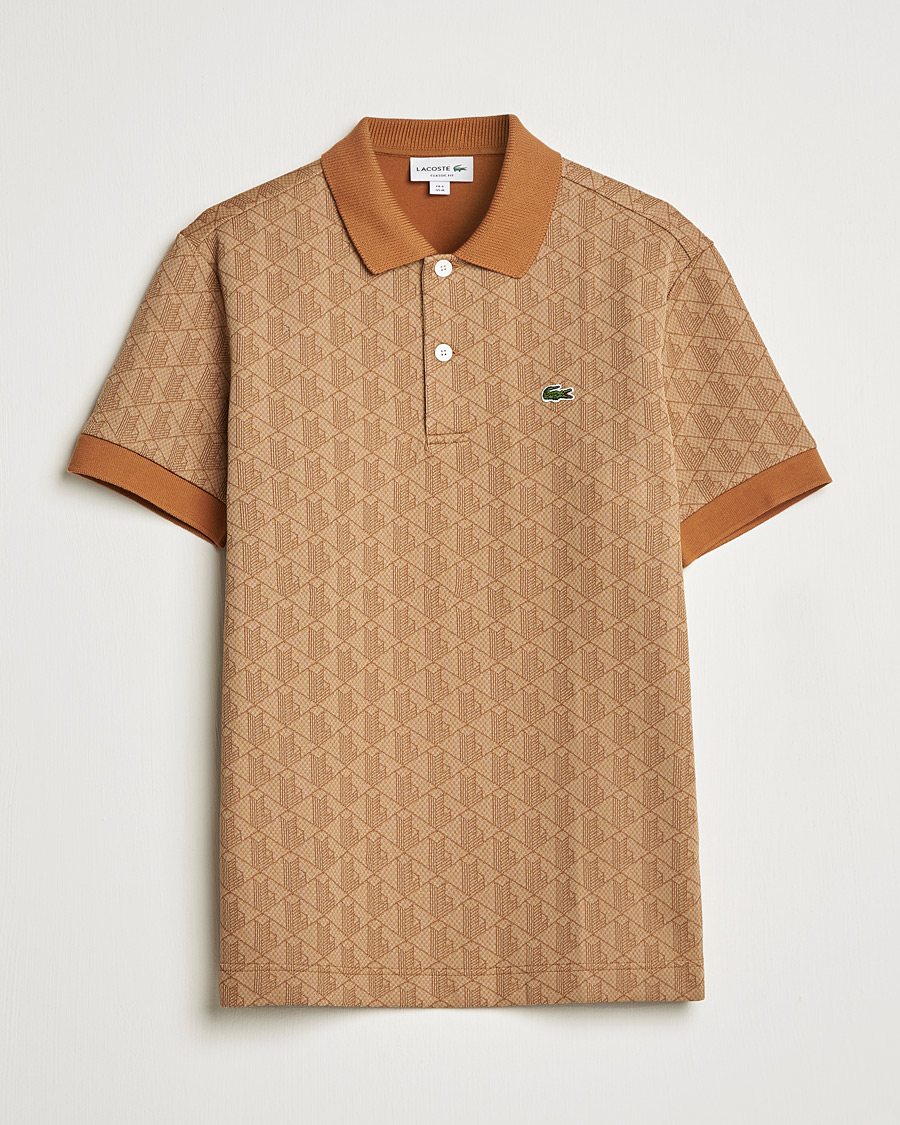 Hombres | Polos | Lacoste | Classic Fit Monogram Jacquard Polo Viennese