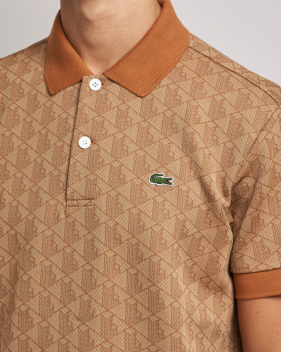 Hombres | Polos | Lacoste | Classic Fit Monogram Jacquard Polo Viennese