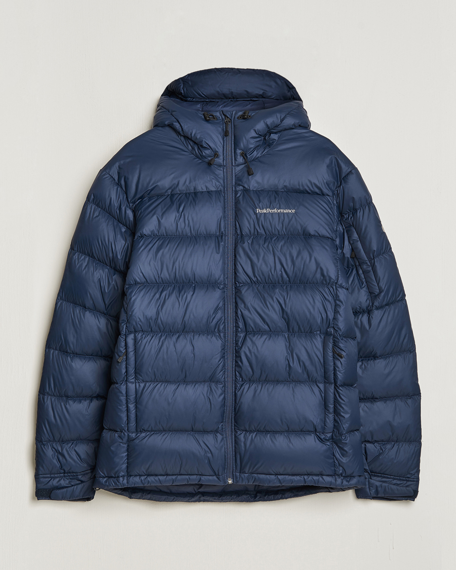 Hombres | Abrigos y chaquetas | Peak Performance | Frost Down Hooded Jacket Blue Shadow