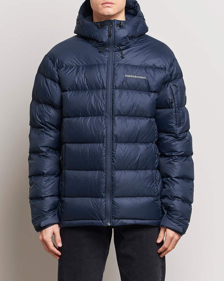Hombres | Abrigos y chaquetas | Peak Performance | Frost Down Hooded Jacket Blue Shadow