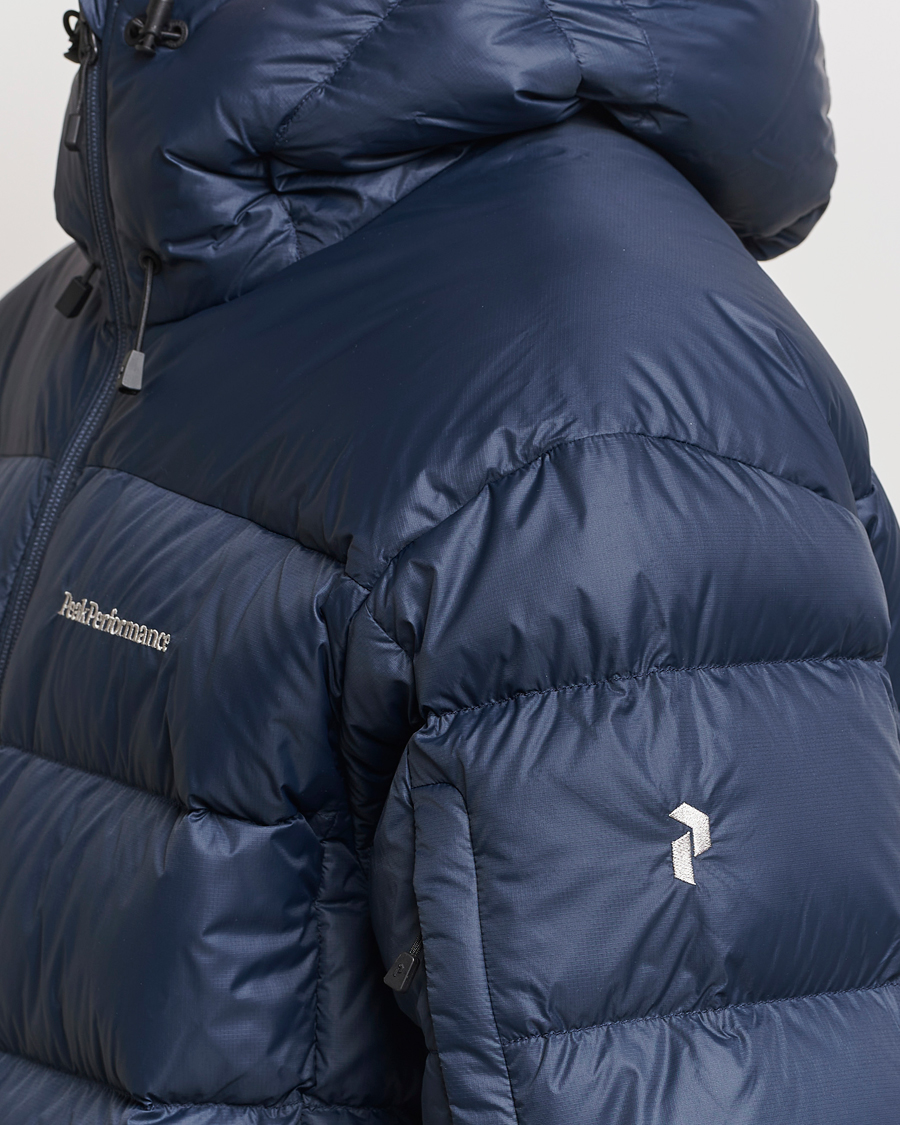 Hombres | Abrigos y chaquetas | Peak Performance | Frost Down Hooded Jacket Blue Shadow
