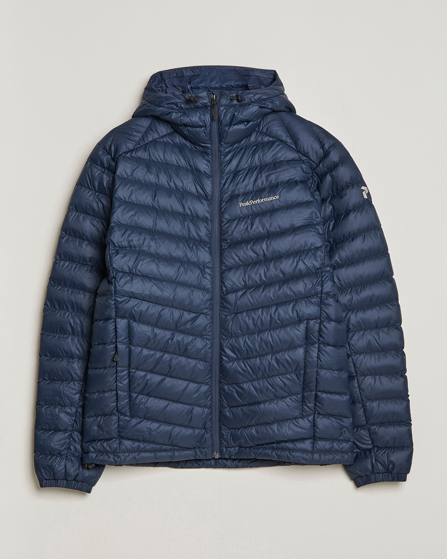 Hombres | Abrigos y chaquetas | Peak Performance | Frost Liner Down Hooded Jacket Blue Shadow