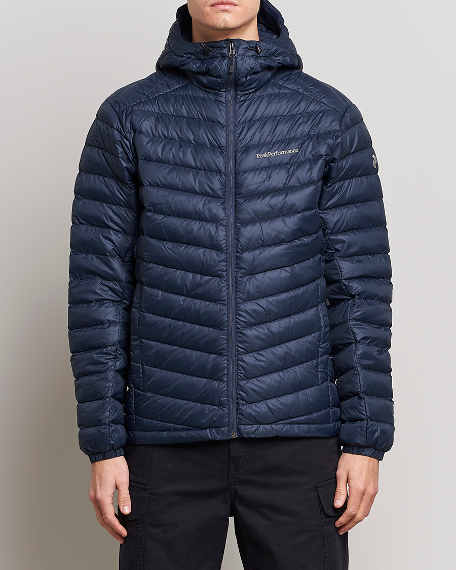 Hombres | Abrigos y chaquetas | Peak Performance | Frost Liner Down Hooded Jacket Blue Shadow
