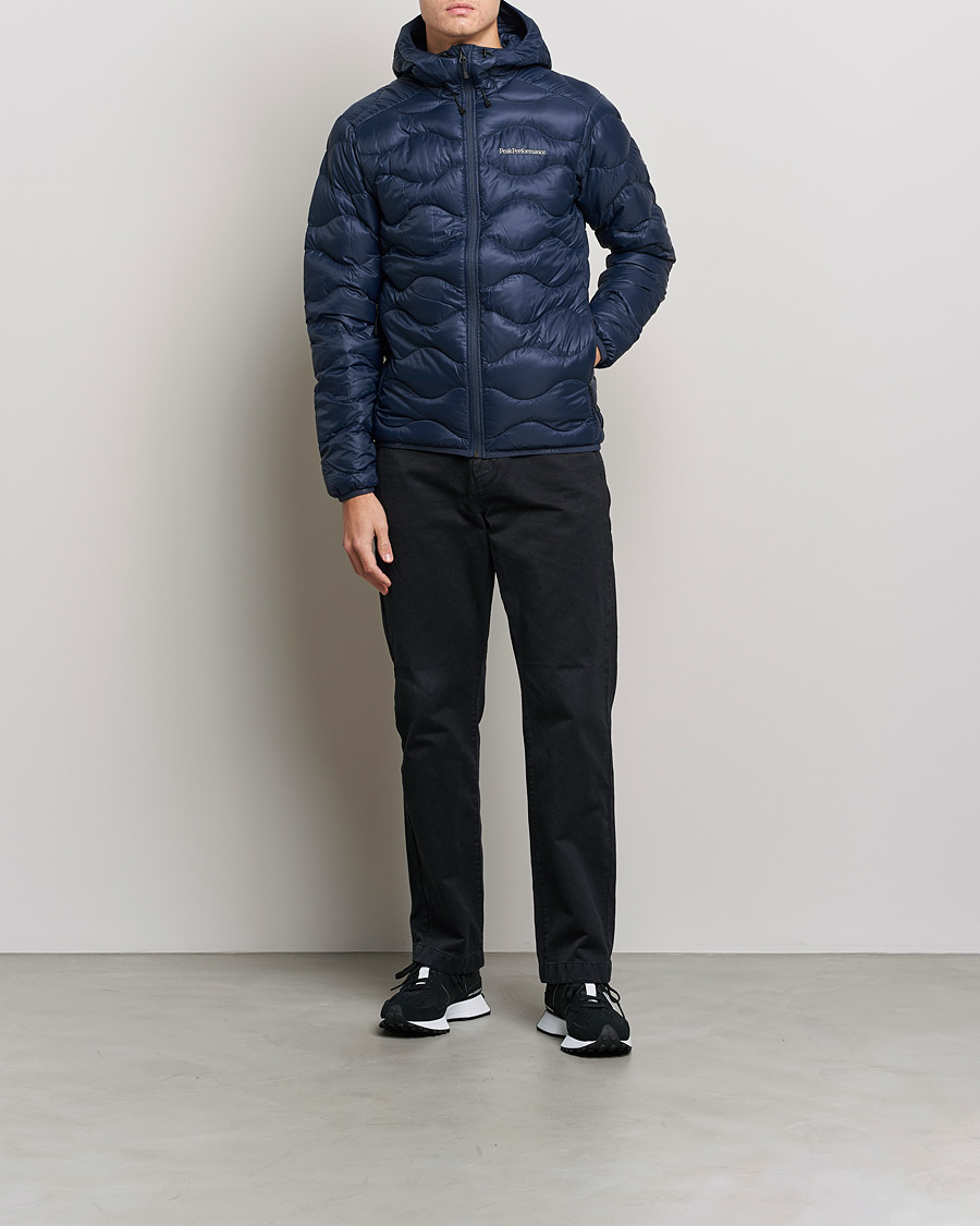 Hombres | Abrigos y chaquetas | Peak Performance | Helium Down Hooded Jacket Blue Shadow