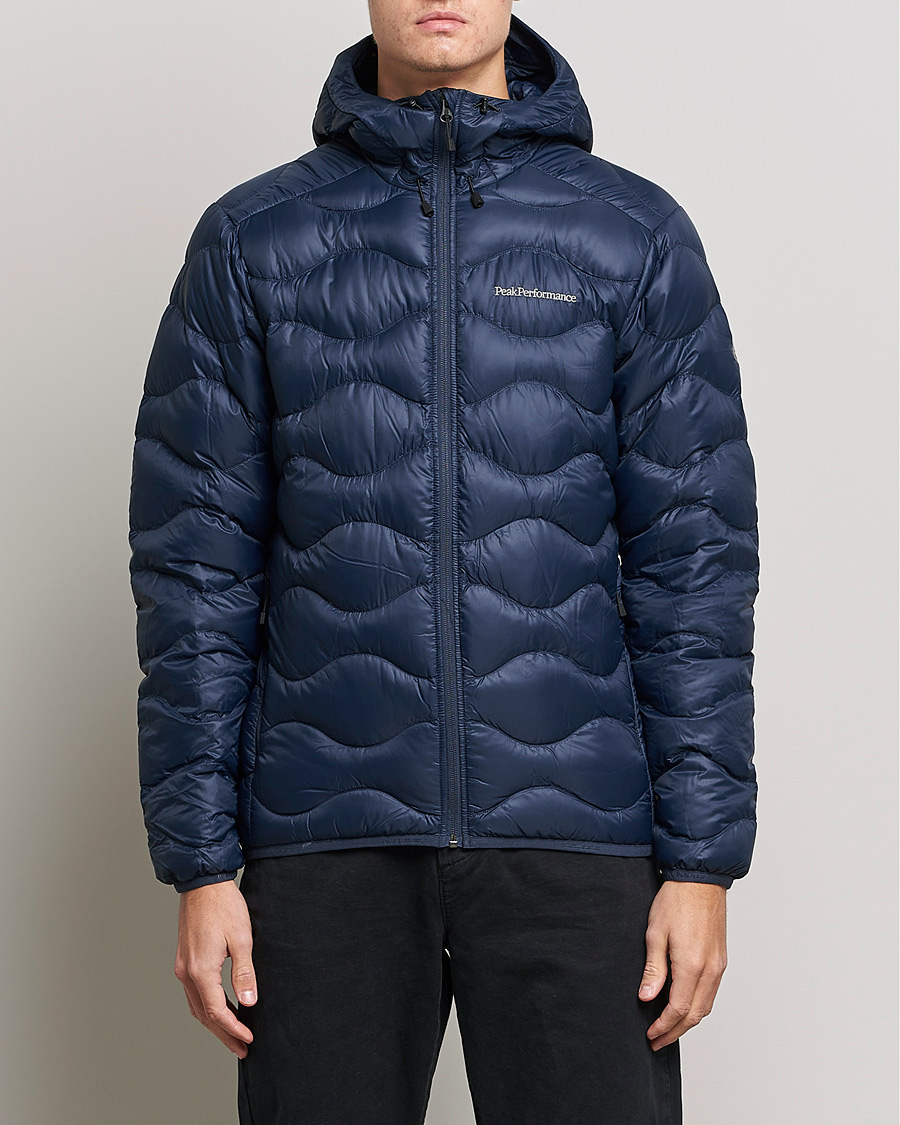 Hombres | Abrigos y chaquetas | Peak Performance | Helium Down Hooded Jacket Blue Shadow