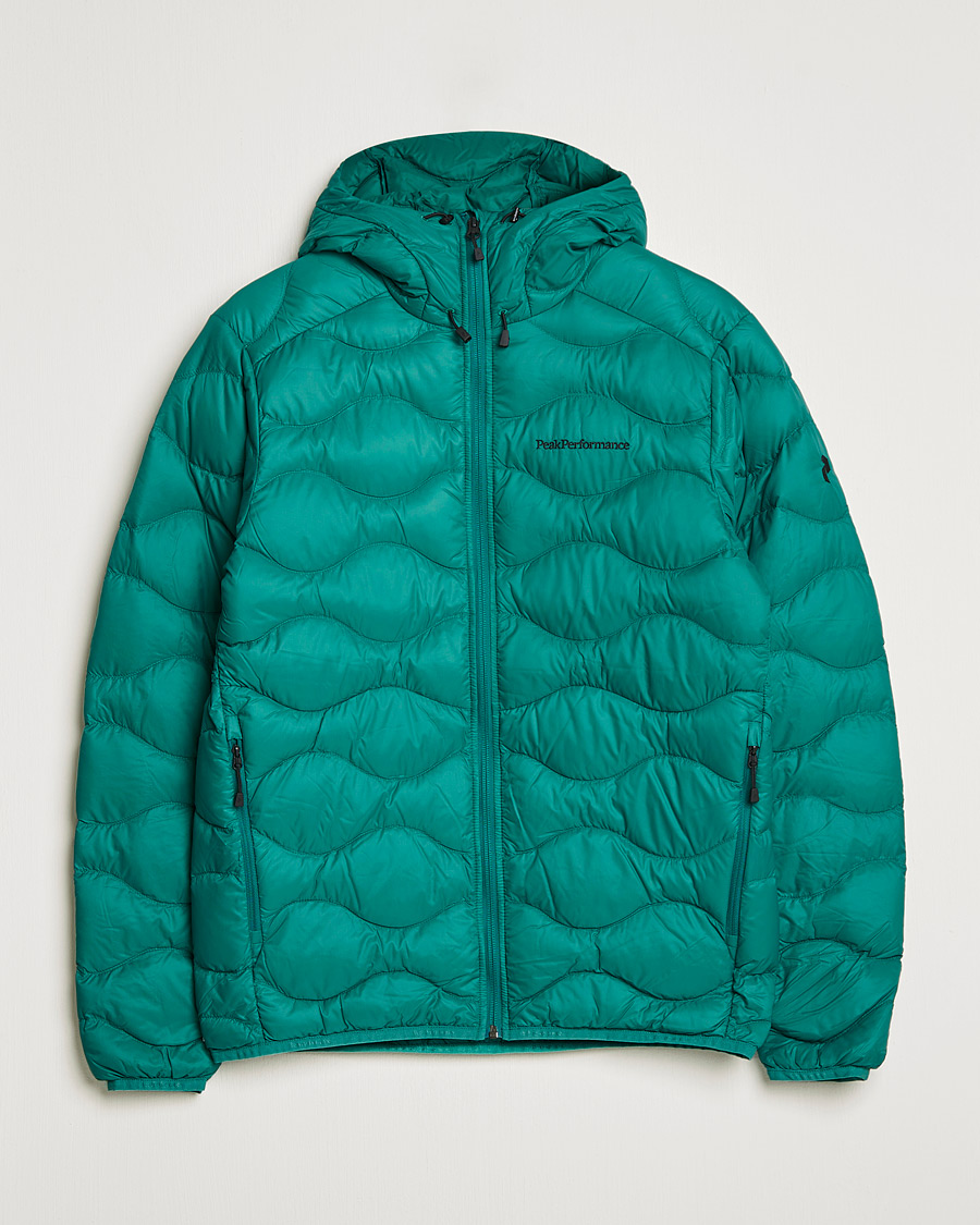 Hombres | Abrigos y chaquetas | Peak Performance | Helium Down Hood Green Ivy