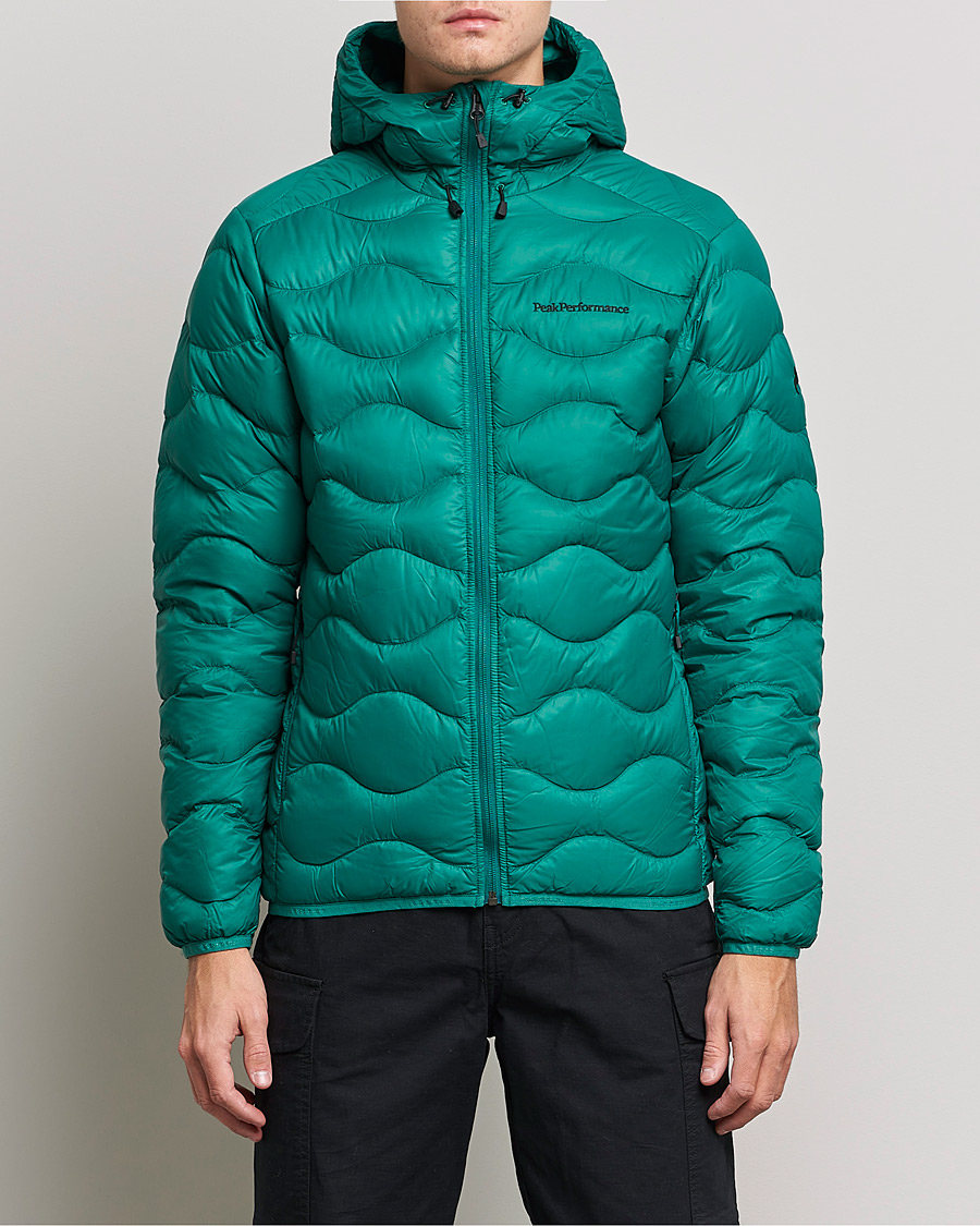 Hombres | Abrigos y chaquetas | Peak Performance | Helium Down Hood Green Ivy