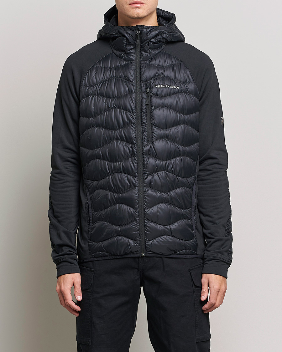 Hombres | Abrigos y chaquetas | Peak Performance | Helium Down Hybrid Hood Jacket Black