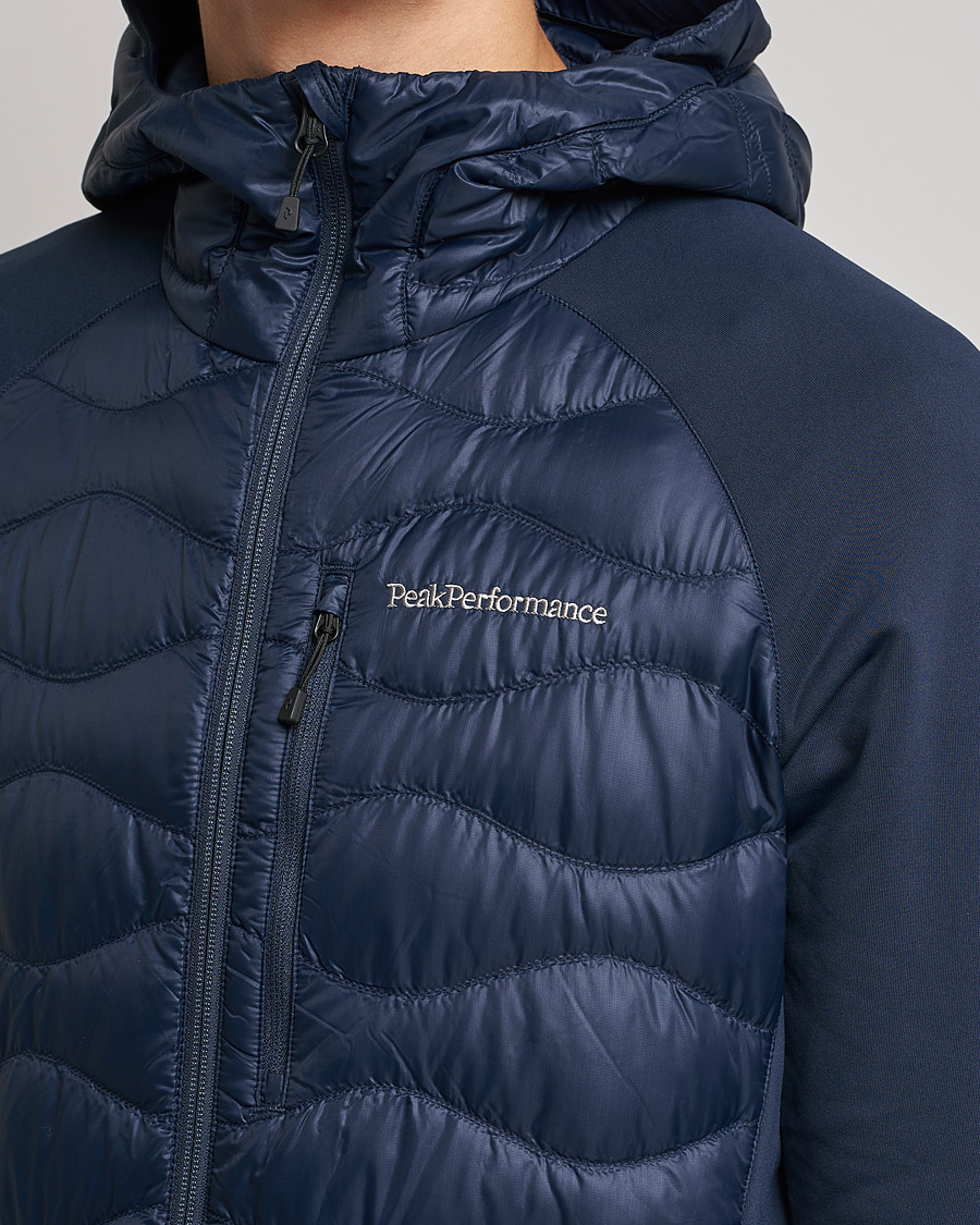 Hombres | Abrigos y chaquetas | Peak Performance | Helium Down Hybrid Hood Jacket Blue Shadow