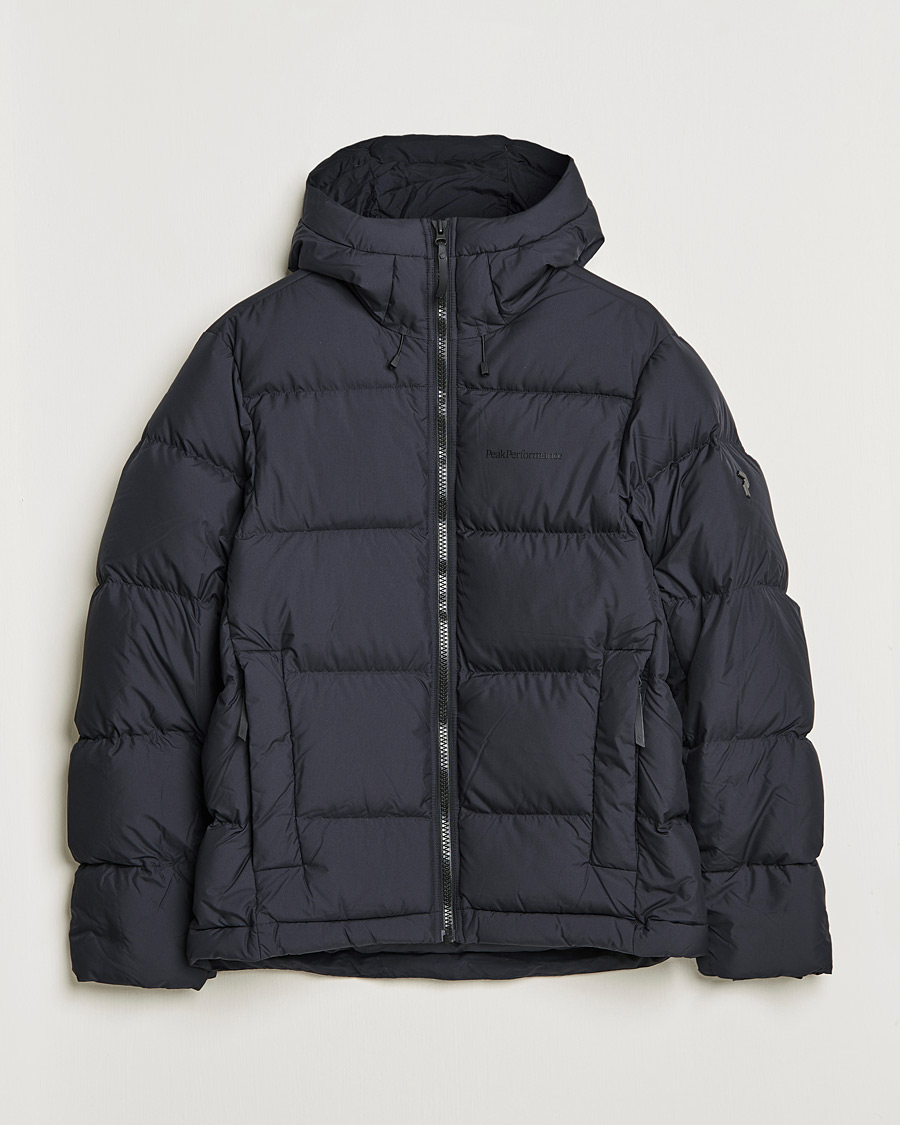 Hombres | Abrigos y chaquetas | Peak Performance | Rivel Down Hooded Jacket Black